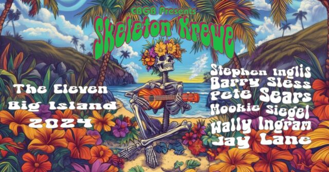 ***FEW WEEEKS AWAY*** Skeleton Krewe Band: Stephen Inglis, Barry Sless, Rob Barraco, Pete Sears & Wally Ingram Equinox Island Hop! September 21st, 2024 South Kona, Hawaii @ The Eleven Papa Bay Doors: 6PM / Show: 7PM Tickets: https://buff.ly/4g527O9 🪘 🎹 🎧 @anainahou @stepheninglis @wallyingram @barrysless ⁠@mrrob888 #SkeletonKreweBand #EquinoxIslandHop #Wallyingram #JustAddWally #WallyLlama #RobBarraco #PeteSears #BarrySless #StephenInglis #PeteSears #TheElevenPapaBay